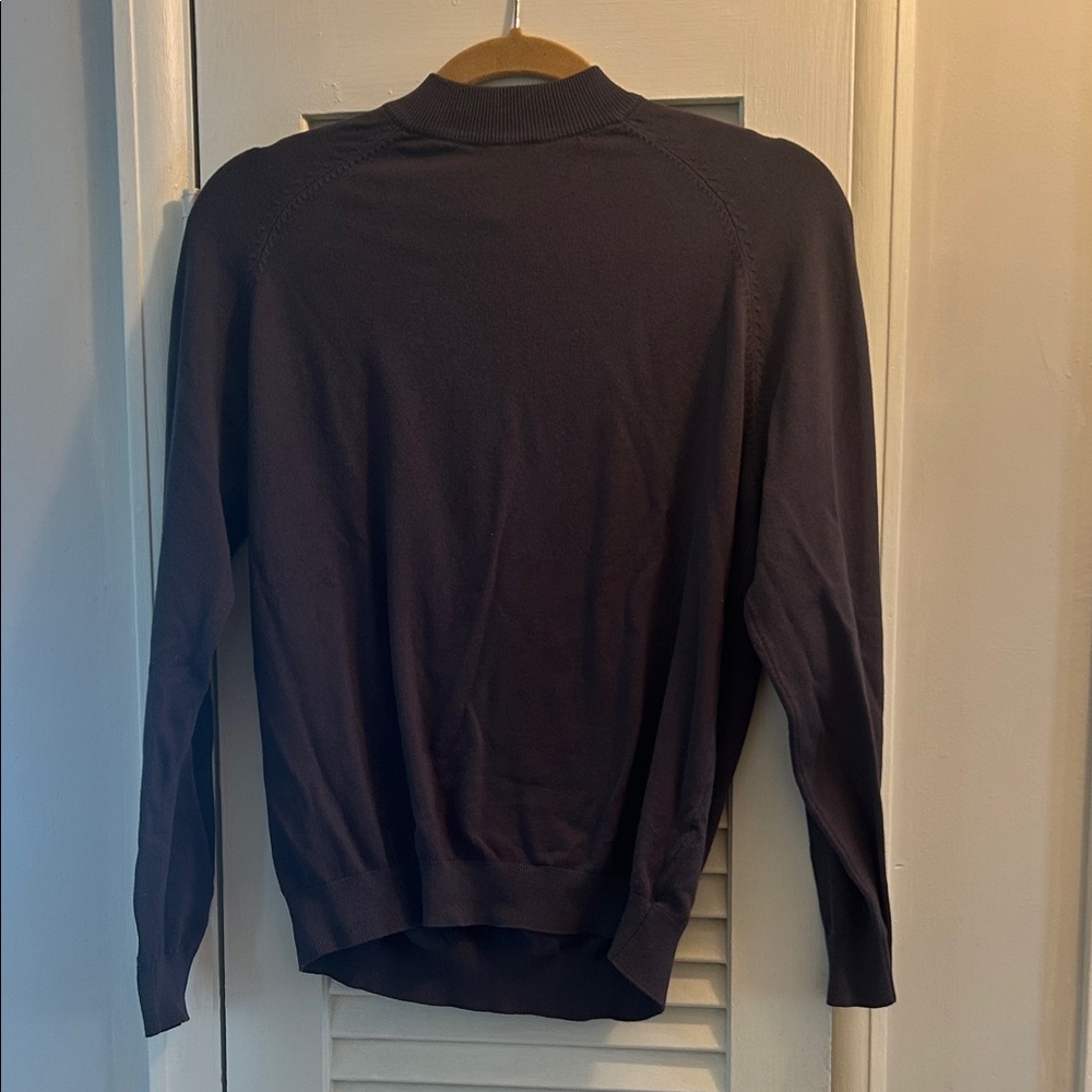Zara Women’s Slate Grey mock neck sweater